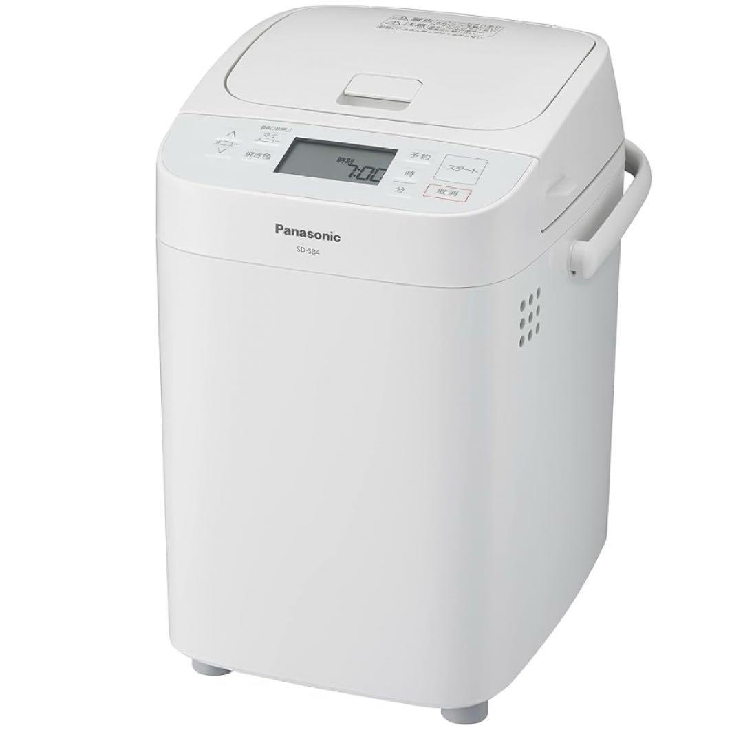 【美品】Panasonic ホームベーカリー SD-SB4 ホワイト