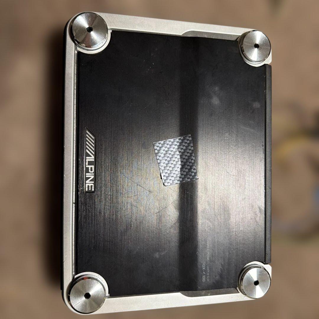ALPINE 100w×4chパワーアンプPDX-4.100☆接続カプラー4ヶ付