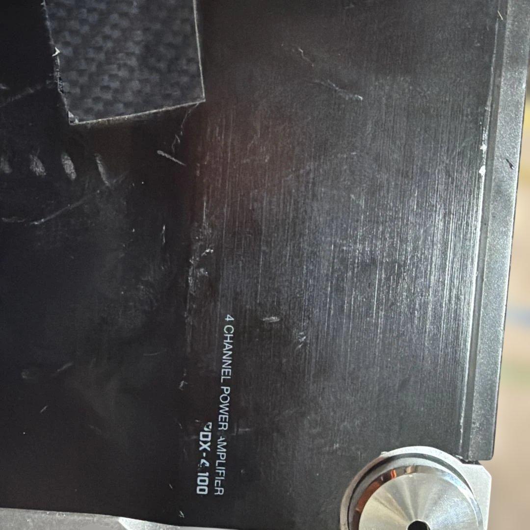 ALPINE 100w×4chパワーアンプPDX-4.100☆接続カプラー4ヶ付