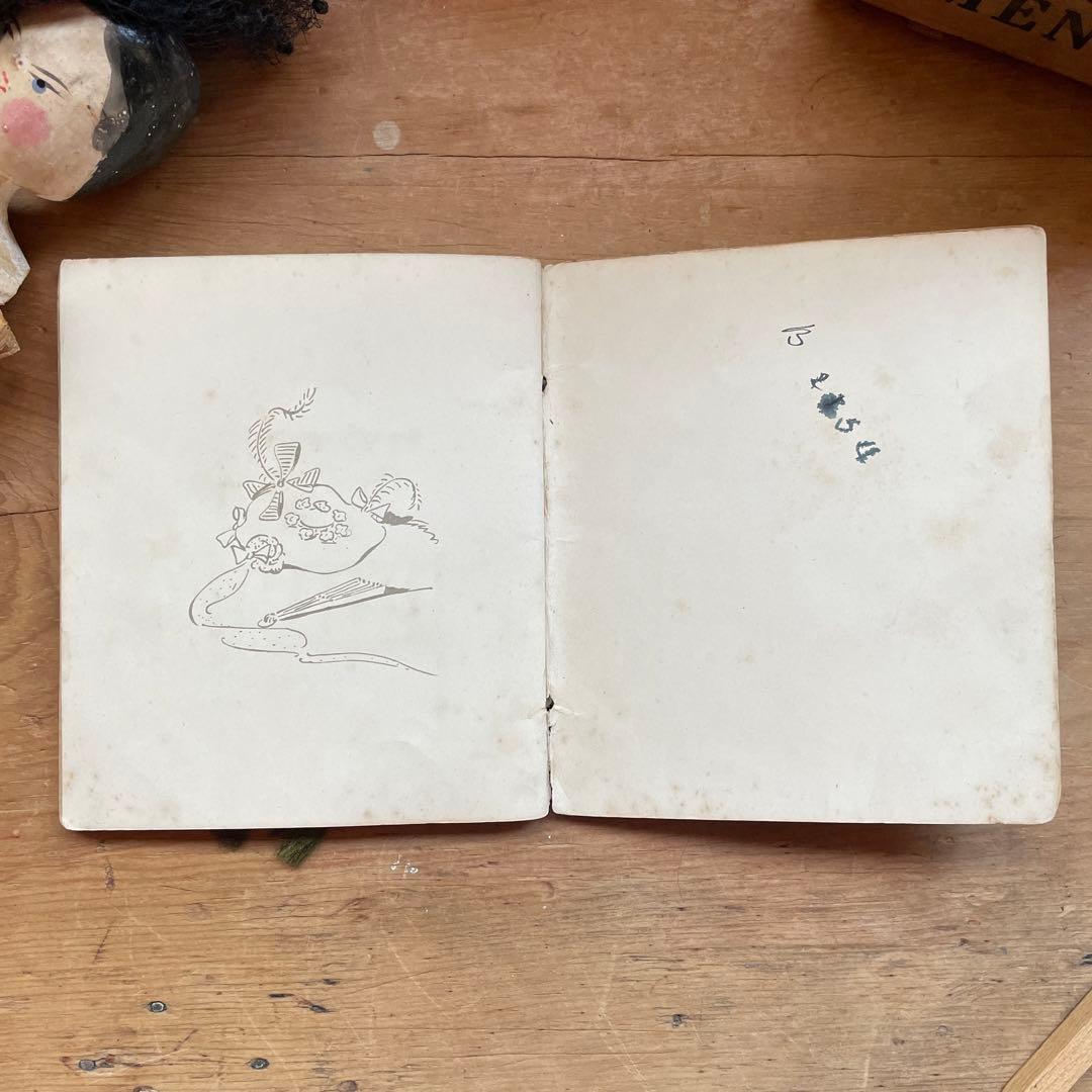 アンティーク　ペグドール　ピクチャーブック