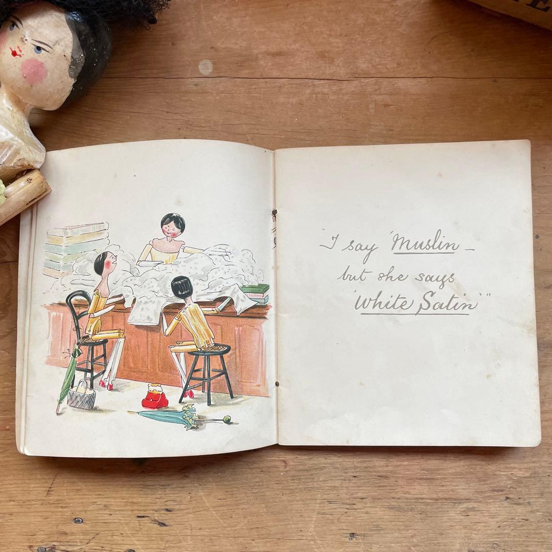 アンティーク　ペグドール　ピクチャーブック