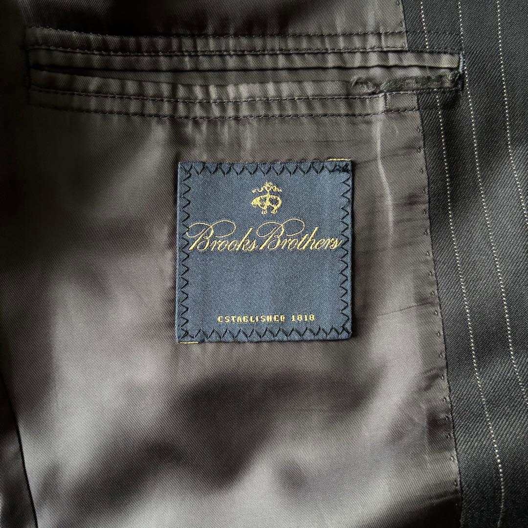 ✨️美品✨️ ブルックスブラザーズ スーツ ストライプ ネイビー Lサイズ 紺色