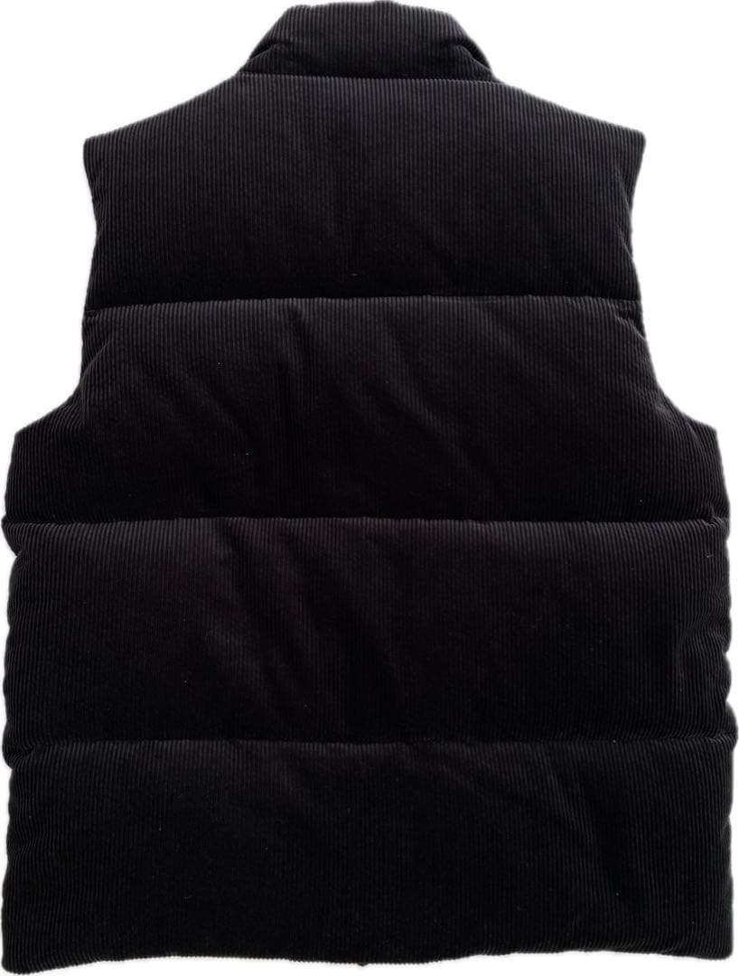【オシャレ】 WEIRDO ウィアード コーデュロイ ダウンベスト ブラック