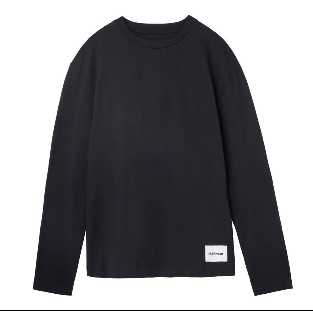 JIL SANDER+ ブラック長袖Tシャツ【一枚】