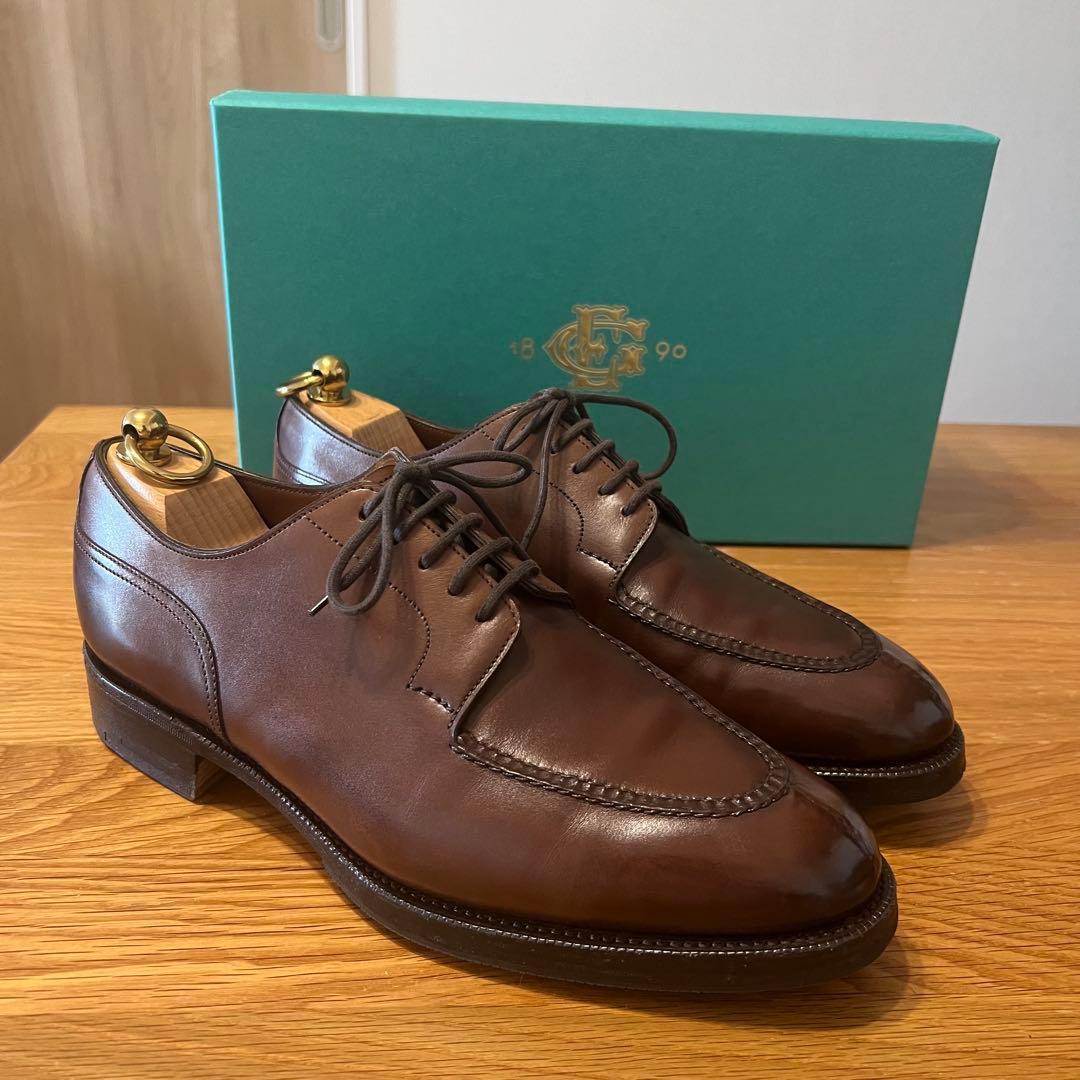 極美品 エドワードグリーン ドーバー 32ラスト 7E ダークオーク Uチップ