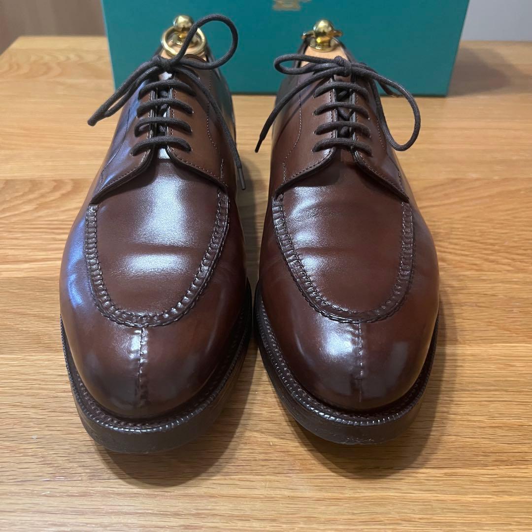 極美品 エドワードグリーン ドーバー 32ラスト 7E ダークオーク Uチップ