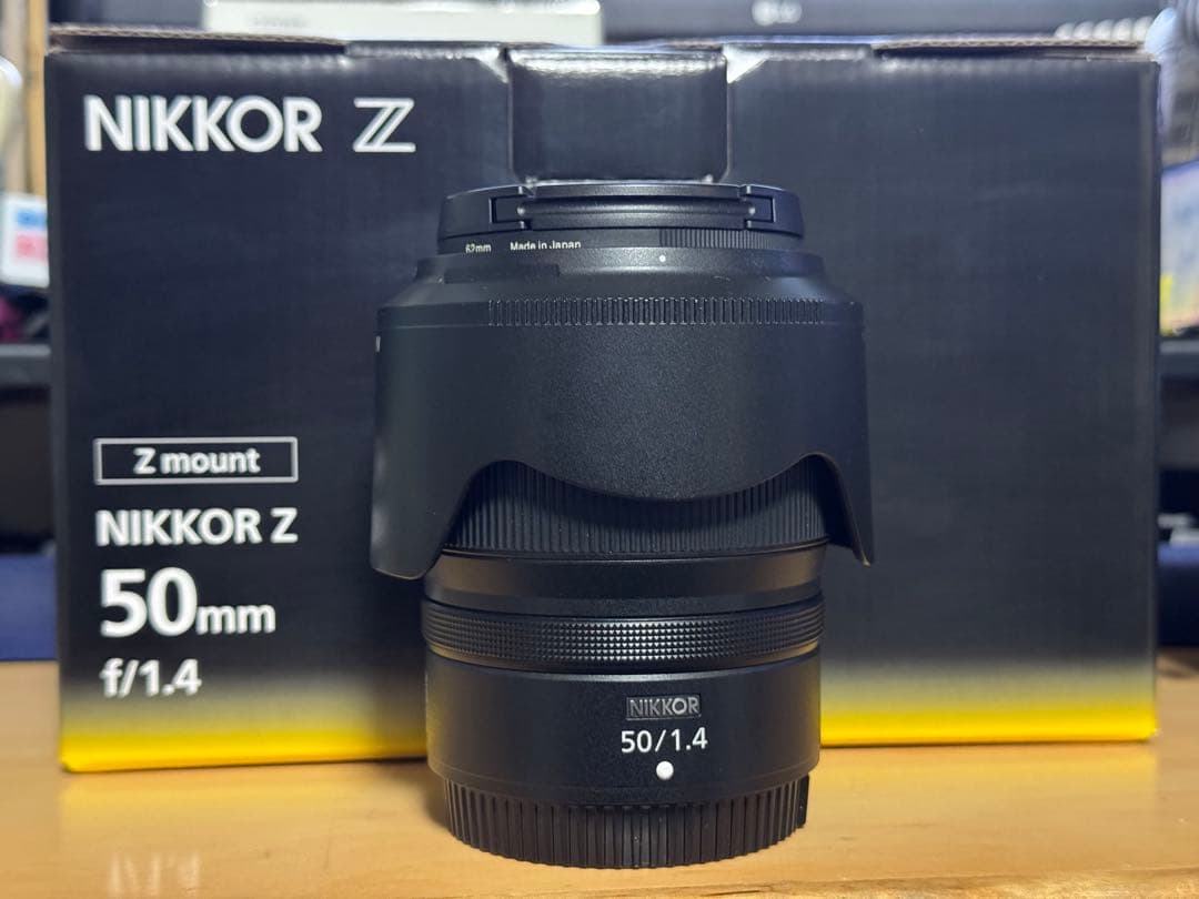 Nikon Nikkor Z 50mm f/1.4 レンズフィルター付き