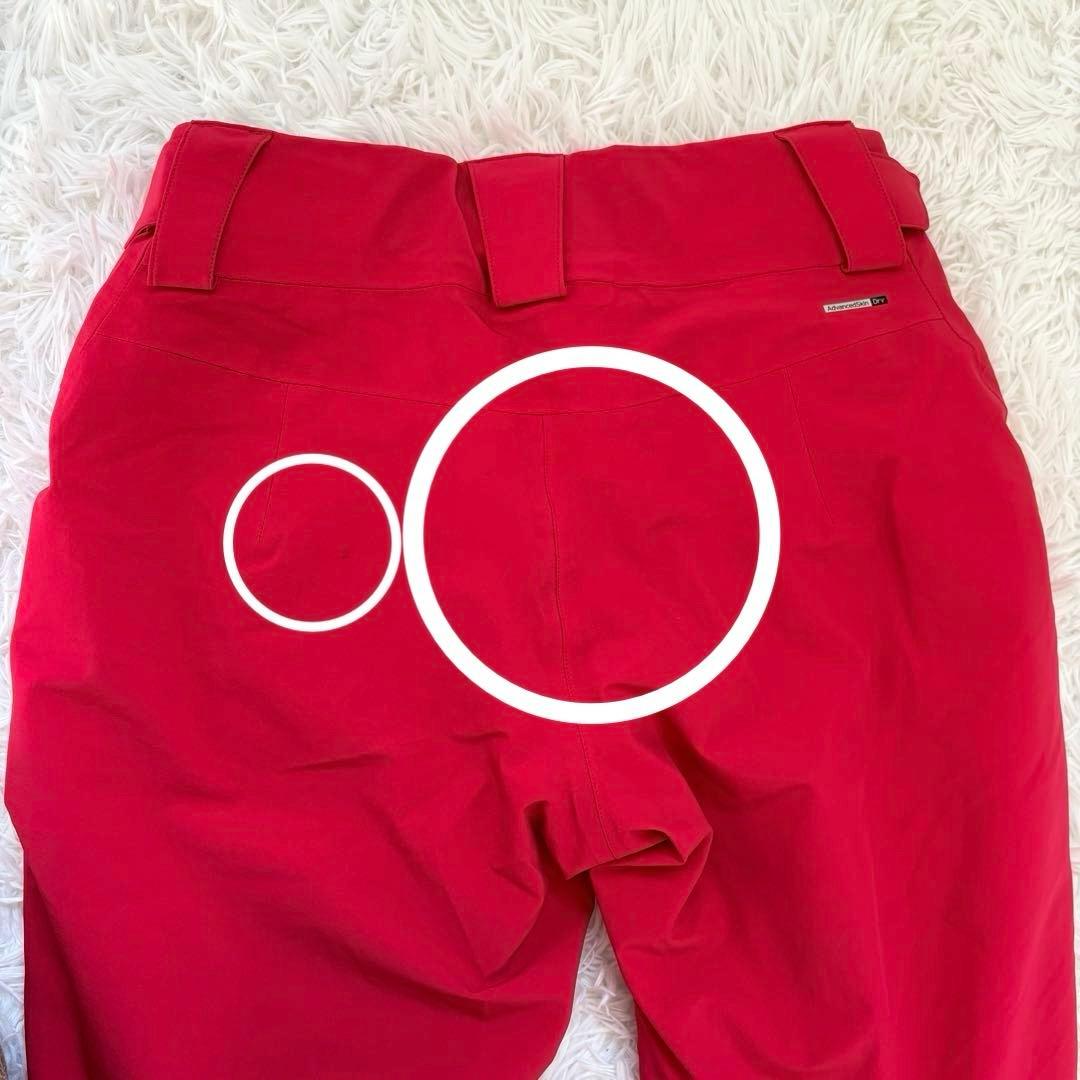 salomon サロモン レディース スキースノボパンツ レッド Lサイズ