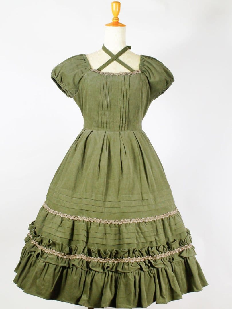 ヴィクトリアンメイデン　カトリーヌコーデュロイワンピース