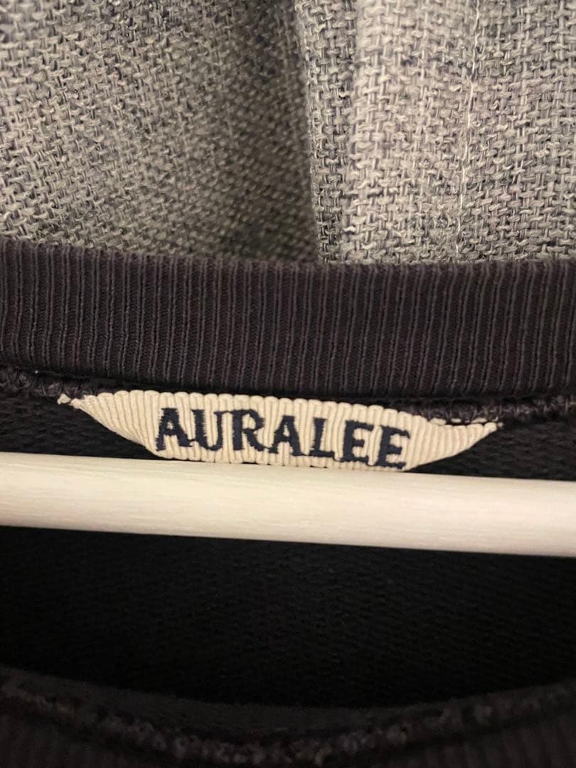 AURALEE SUPER SOFT SWEAT BIG P/Oネイビーサイズ3