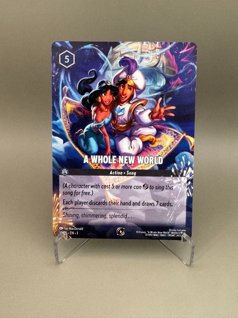 ロルカナ ホールニューワールド Whole New World 海外プロモ 2枚