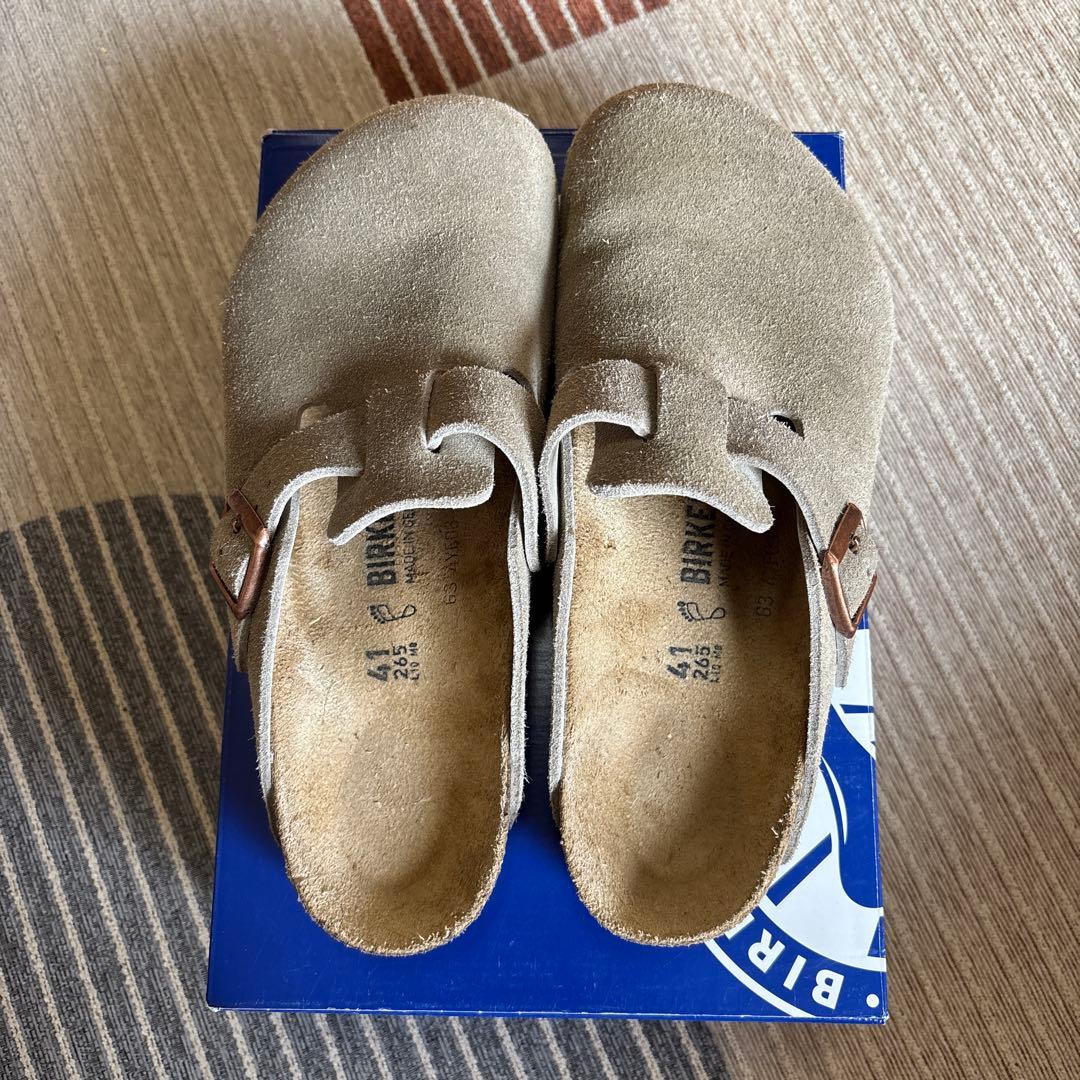 BIRKENSTOCK Boston BS サンダル 41 ベージュ