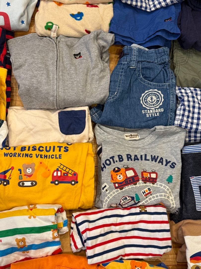 ミキハウス 子供服セット 110cm 61点