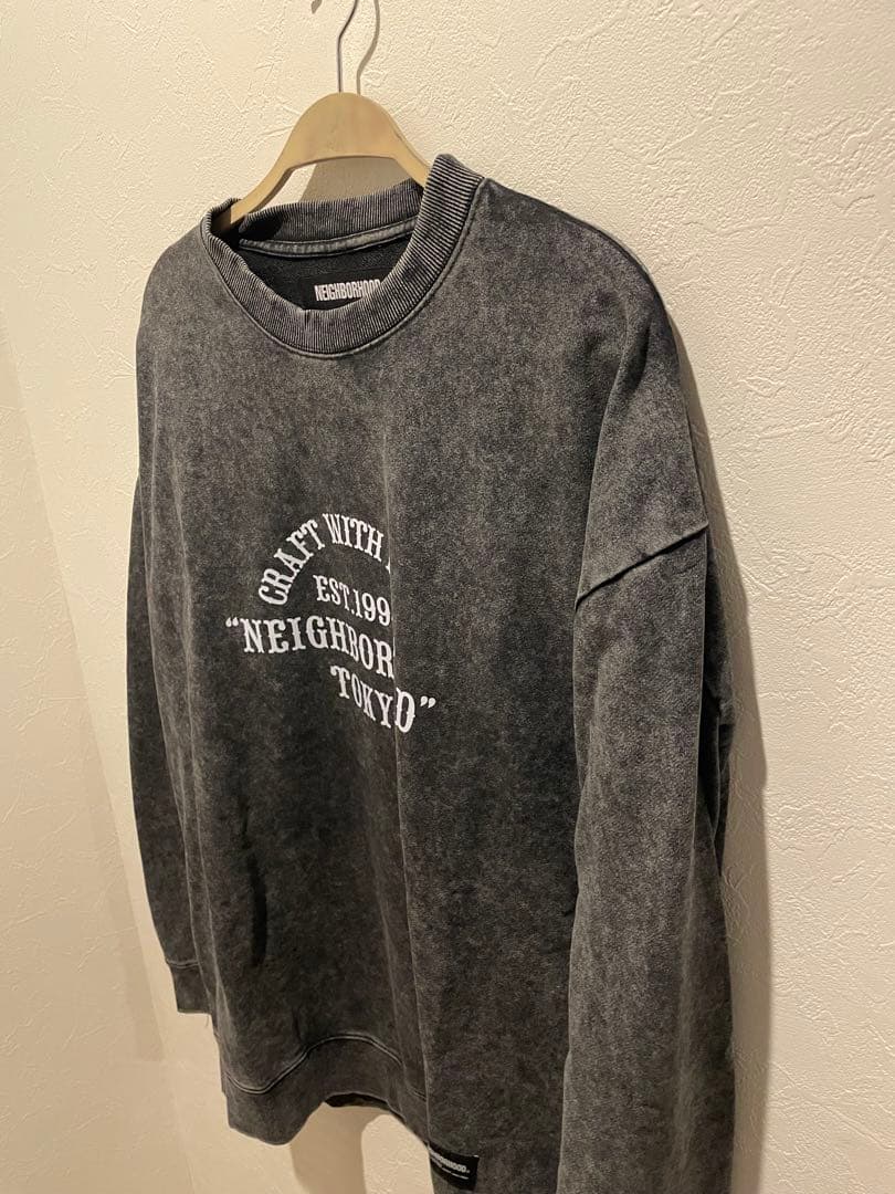 NEIGHBORHOOD ヴィンテージグレー　オーバーサイズスウェット