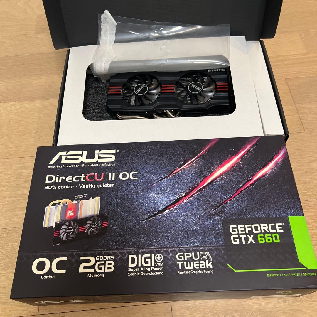 グラフィックボード・グラボ・ビデオカード ASUS GeForce GTX 660 2GB GDDR5