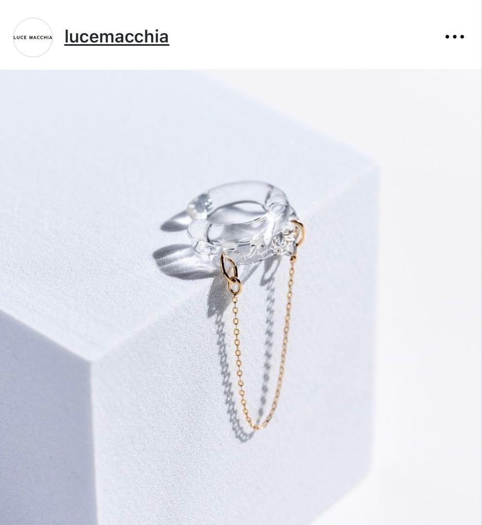 はやかわさま専用LUCE MACCHIA クリアピアス チェーン付き