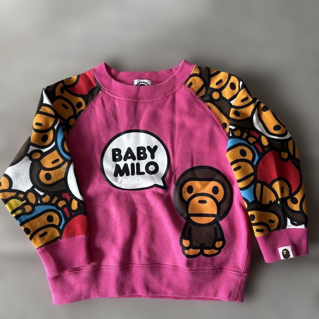 【美品】BAPE KIDS BABY MILO トレーナー 100cm 正規品