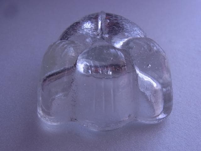 戦前　金魚型　ガラス　ぺろぺろ　とろとろ　古い菓子型　昭和初期　大正　型吹き