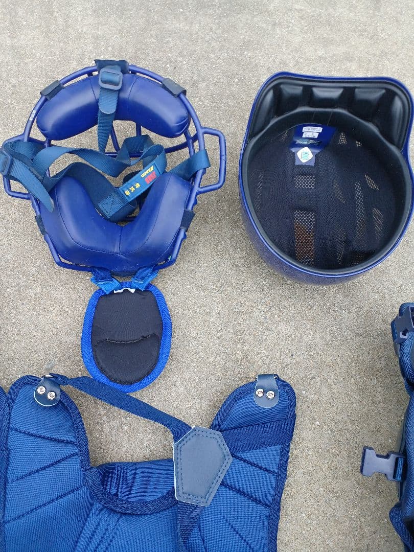 野球　キャッチャー防具　ヘルメット