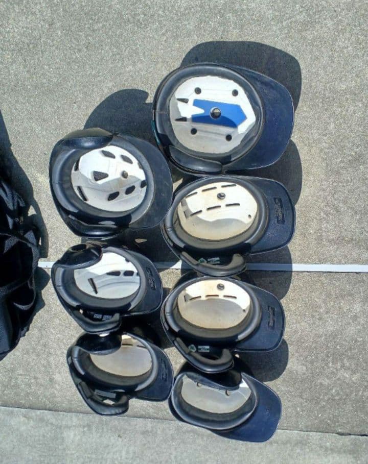 野球　キャッチャー防具　ヘルメット