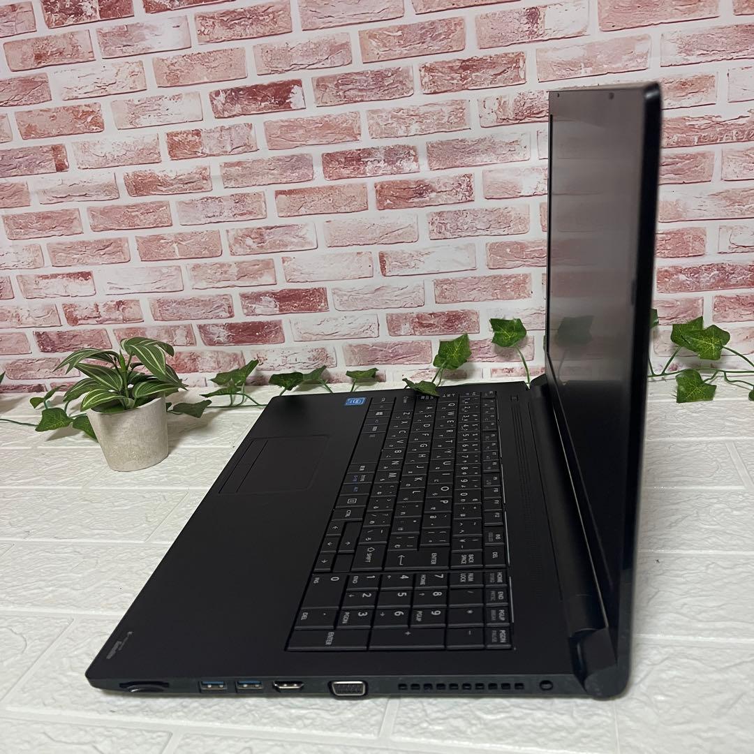 ★美品東芝SSD128GB メモリ8GB★B35/R DVDノートPC364