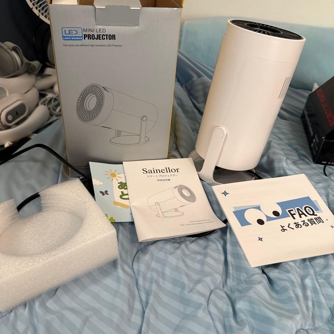 Sainellor スマートプロジェクター ホワイト