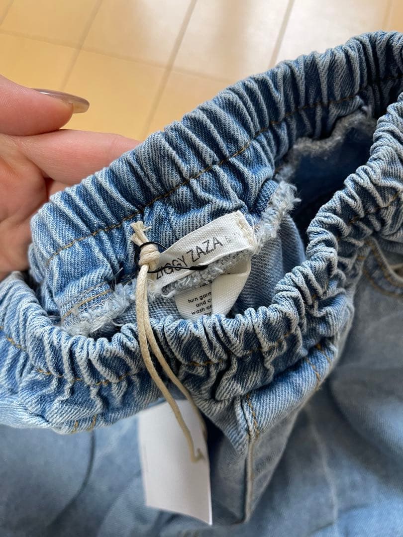 ※本日限りziggyzaza suki denim jean 5-7y 着画あり