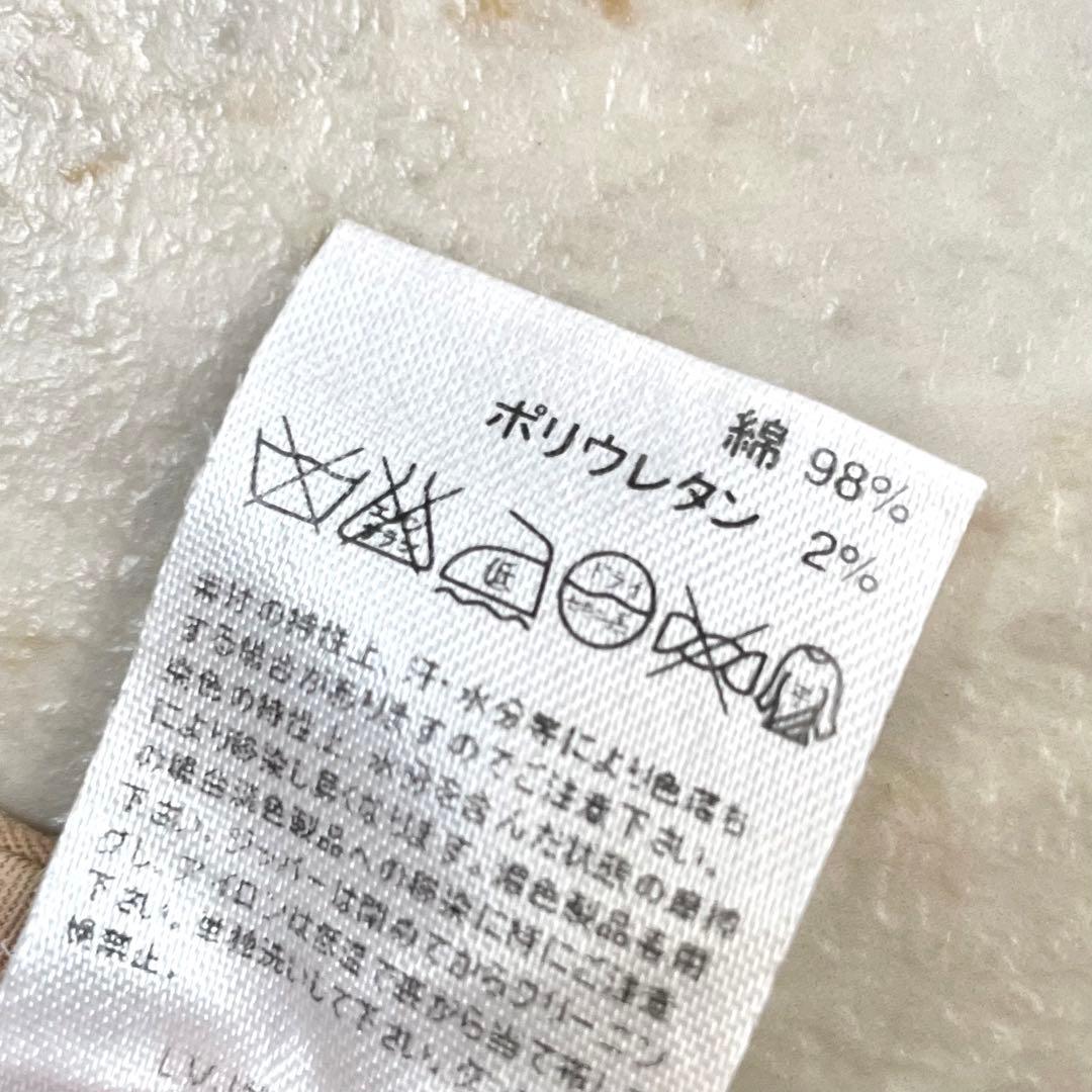 CELINE セリーヌ コットン 伸縮性 五分丈 ハーフパンツ ブラウンベージュ