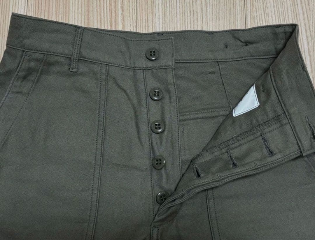 ハイク HYKE ベイカーパンツ 2 ワークパンツ オリーブ