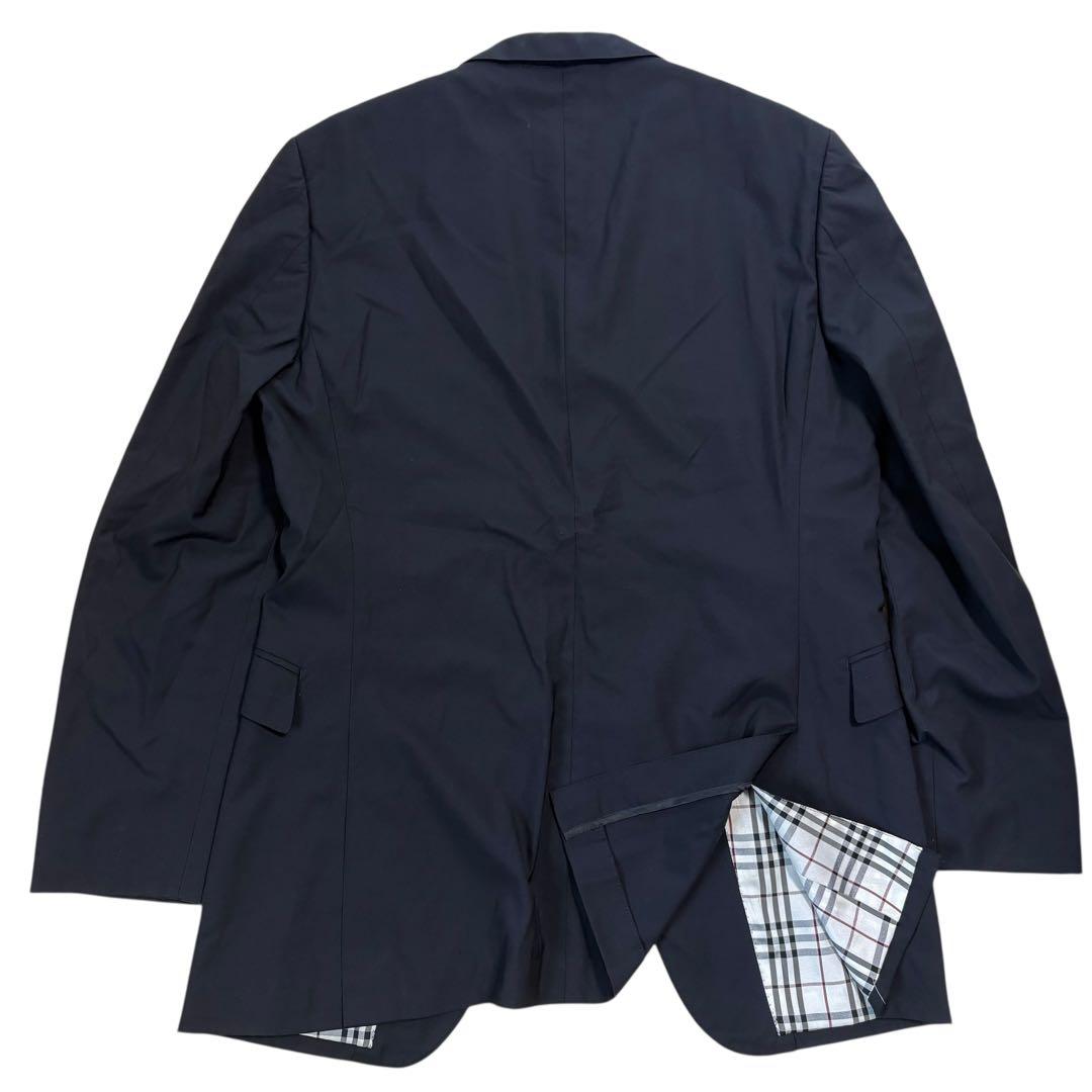 希少　バーバリーブラックレーベル テーラードジャケット ノバチェック 黒　LL