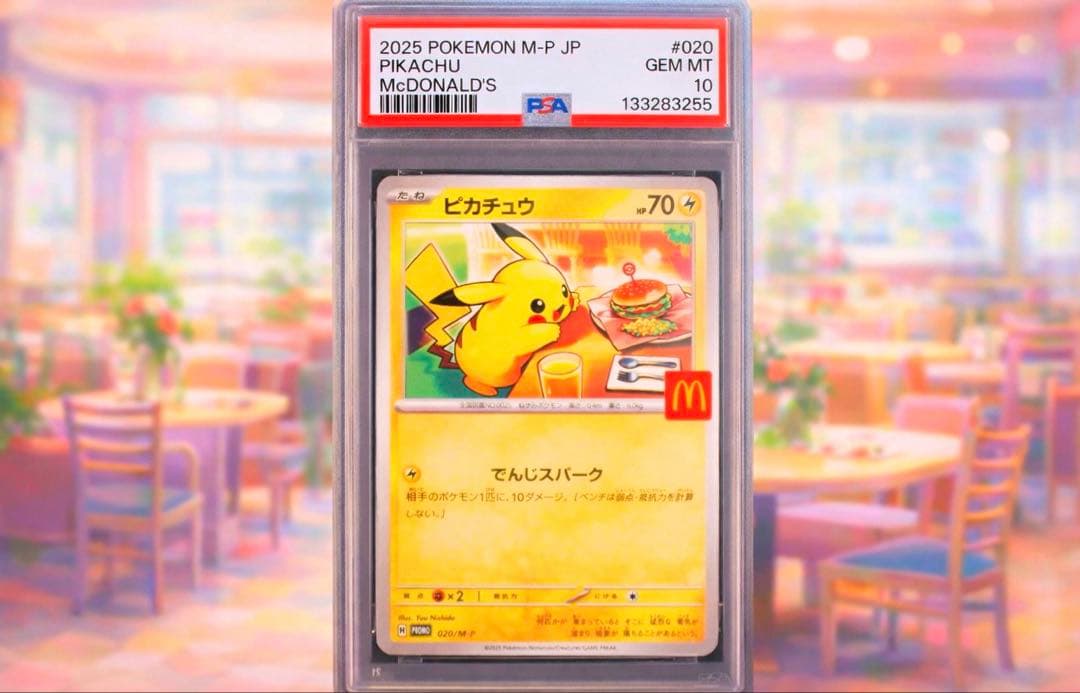 【PSA10】2025年発行 マクドナルド ピカチュウ