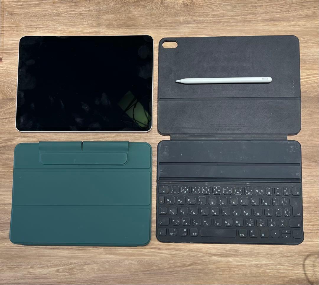 【ロック解除済】iPad Pro 11第1世代 64GB ジャンク ペン・KB付