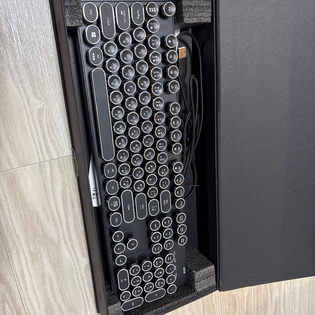 HKW タイプライター風メカニカルキーボード 日本語
