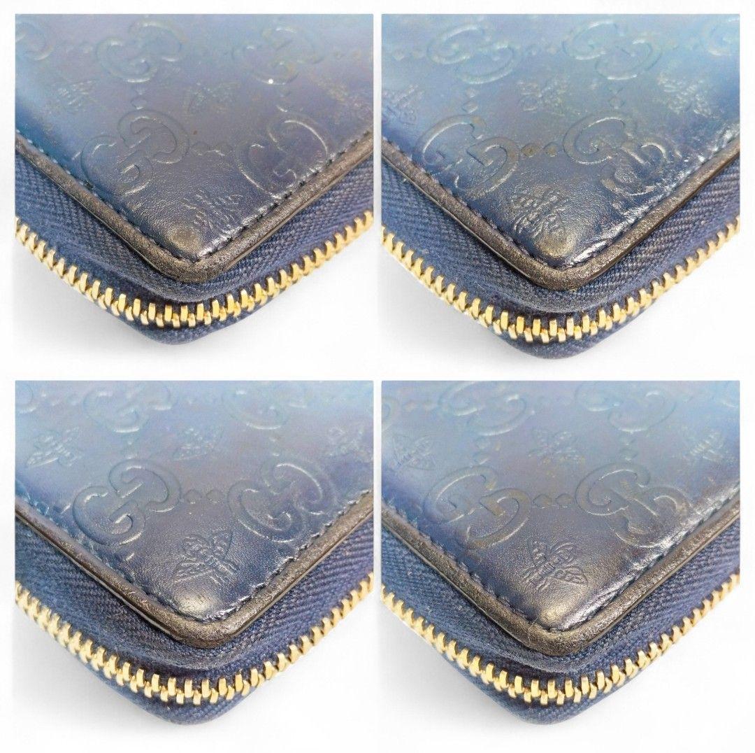 長財布 GG エンボス ラウンドファスナー レザー アニマリエ ビー グッチ