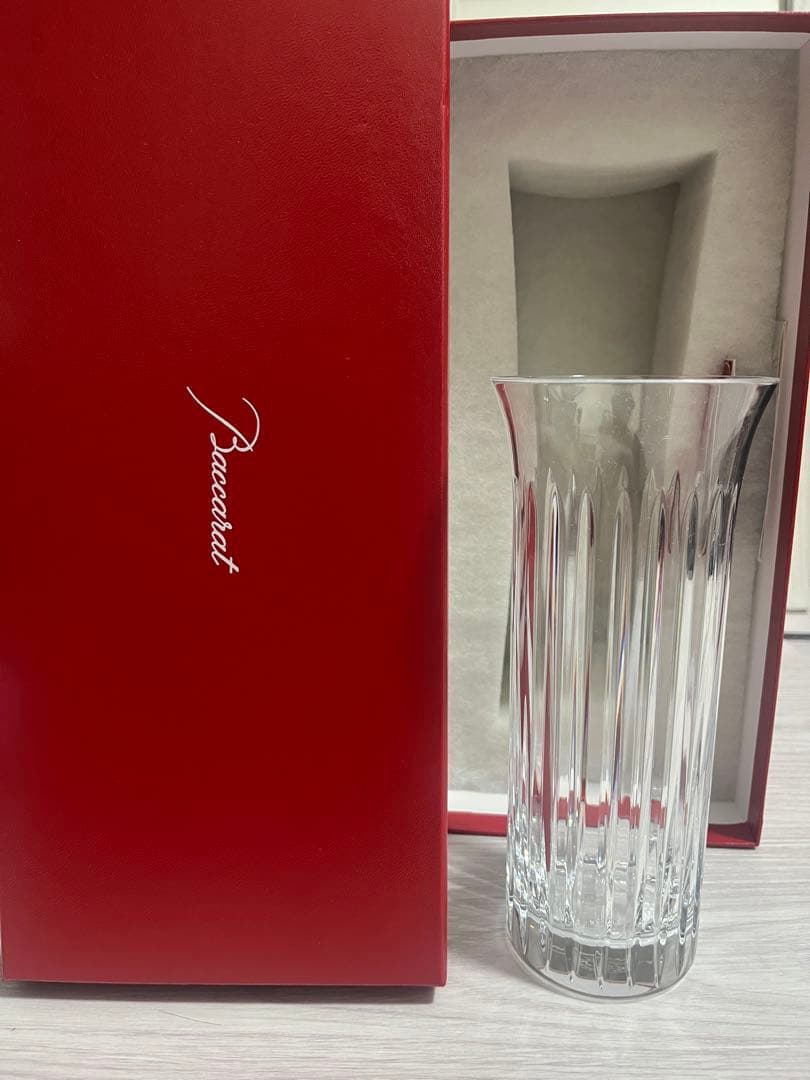 Baccarat クリスタル花瓶 新品未使用　20cm