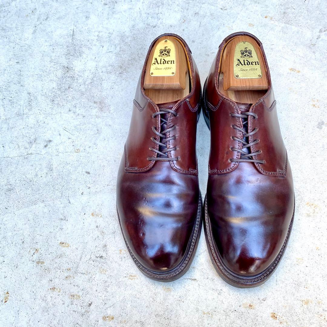 ka-joe様Alden9976★サイズ7D★コードバン★バーガンディ★プレーン