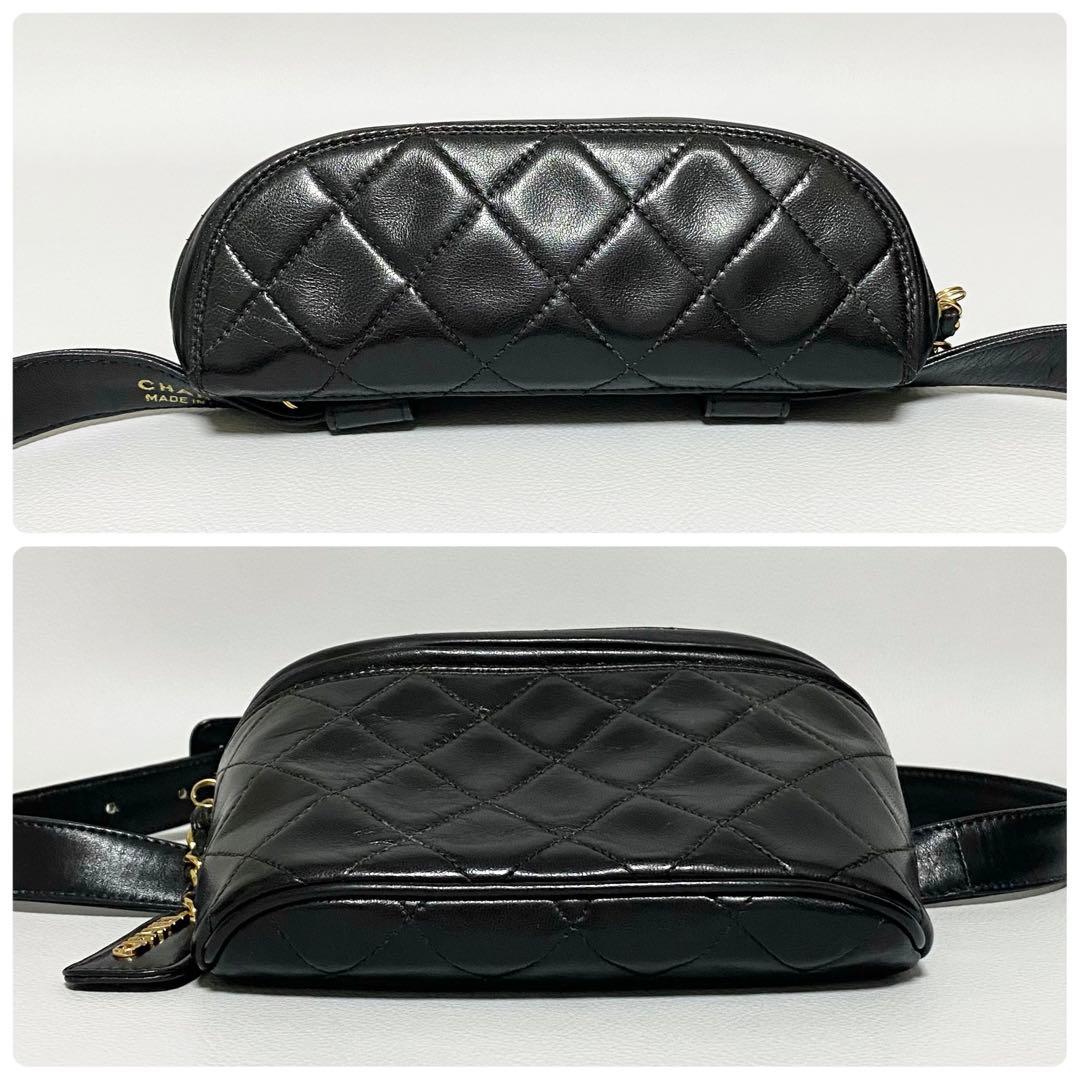 CHANEL / マトラッセ ウエストバッグ ラムスキン
