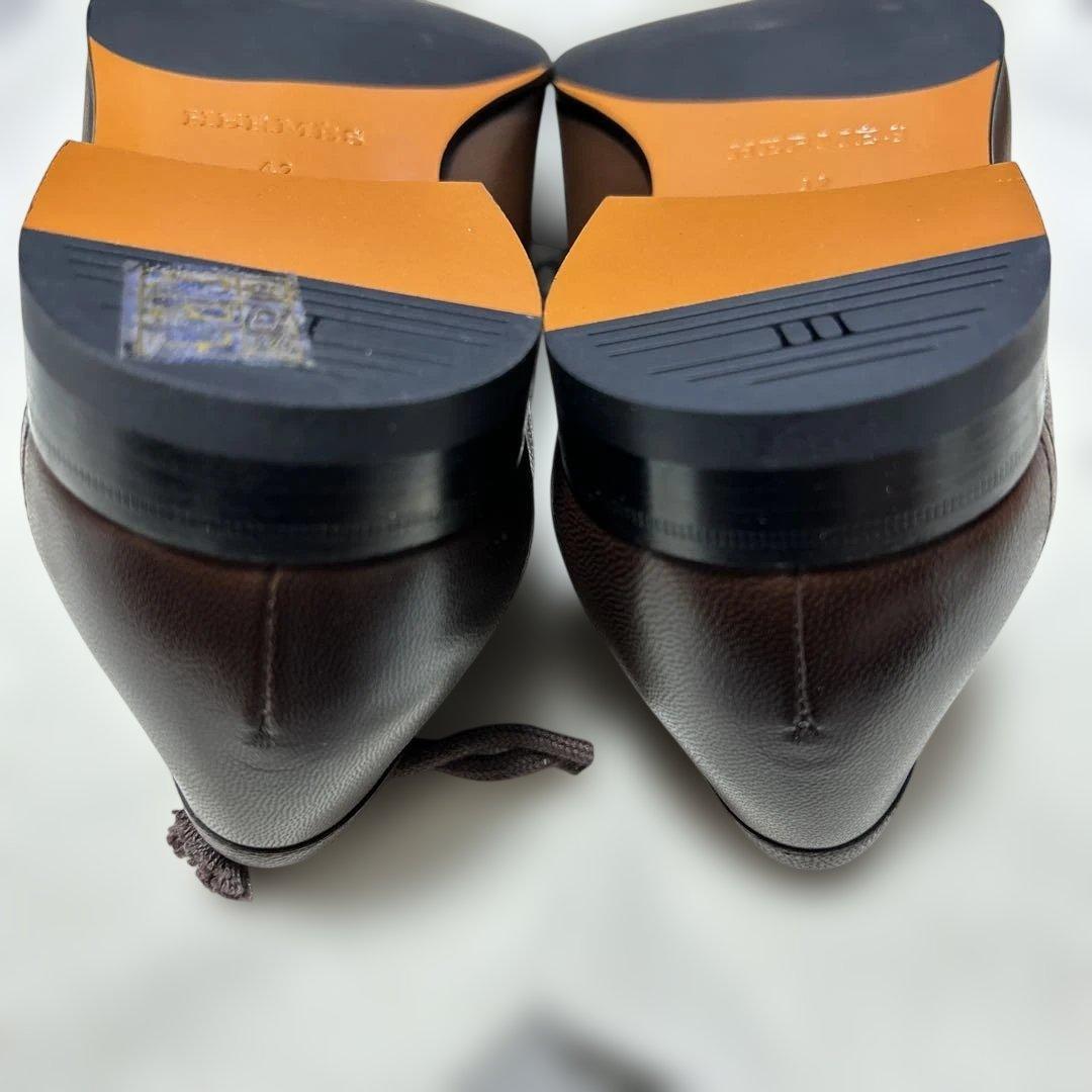 HERMES エルメス　革靴　モカシン　試着程度