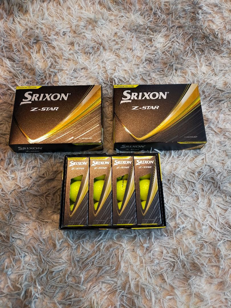 【3ダース】ダンロップ スリクソン Z-STAR イエロー　2025年モデル