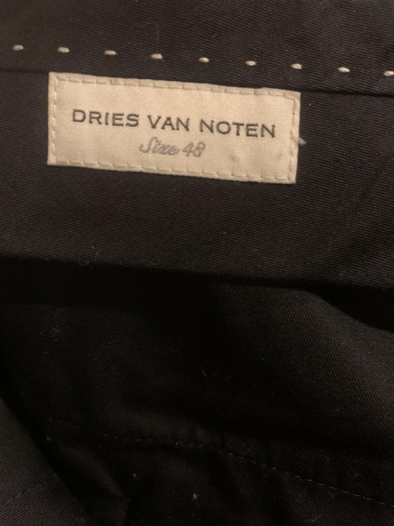 dries van noten スラックスパンツ 黒 48 ビスコース100%