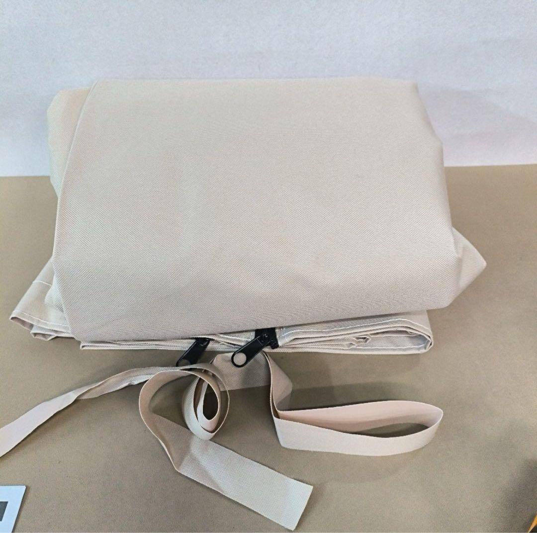 アイリスプラザ サイクルハウス 替えシート 防水 自転車 収納 ベージュ 2台用