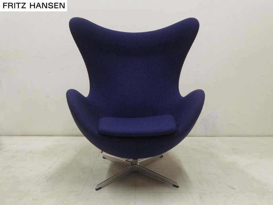 新品未使用品 正規品■フリッツハンセン■定価116万円 エッグチェア ネイビー