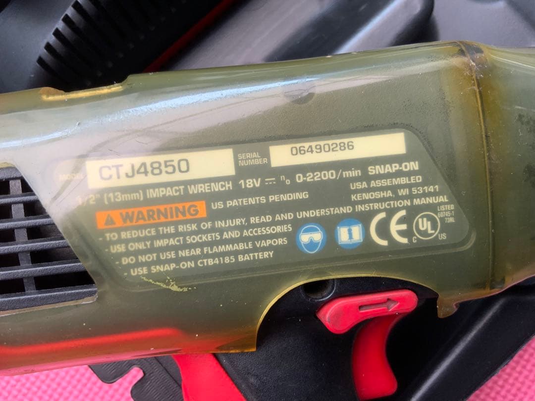 o*n様 スナップオン　コードレス　電動インパクトレンチ