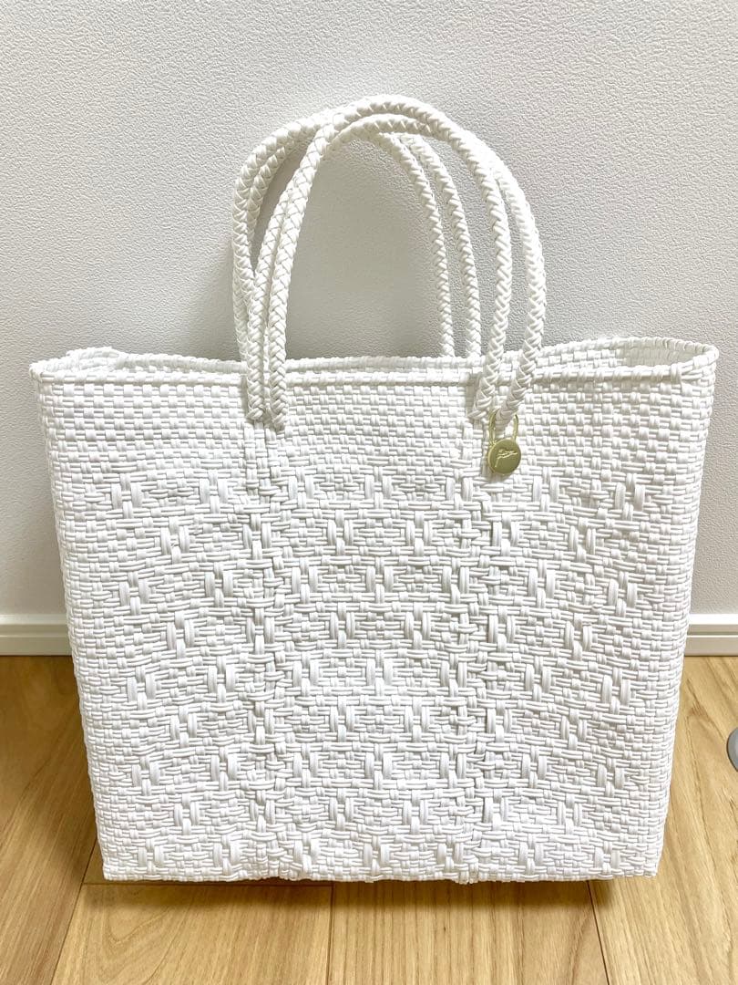 レトラ　バッグ　メルカドバッグ　ROMBO - White (S)