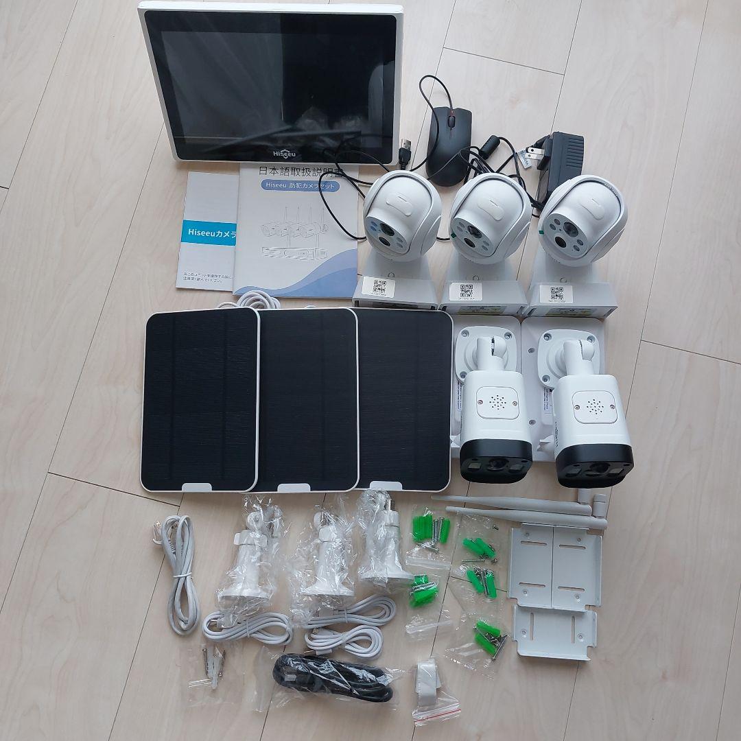Hiseeu ソーラーパネルカメラ セット