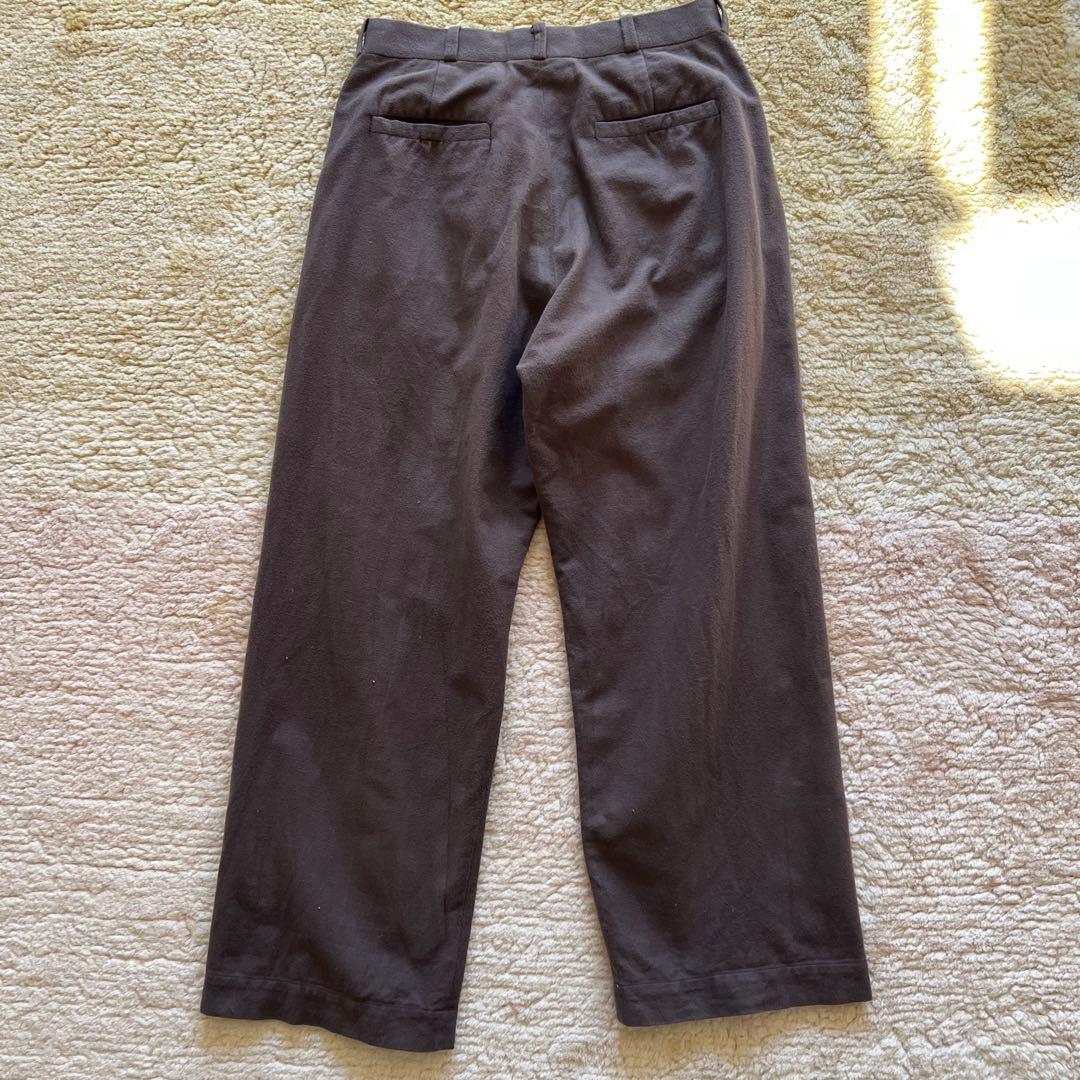 定価29,700円 YAECA CHINO WIDE モールスキン パンツ