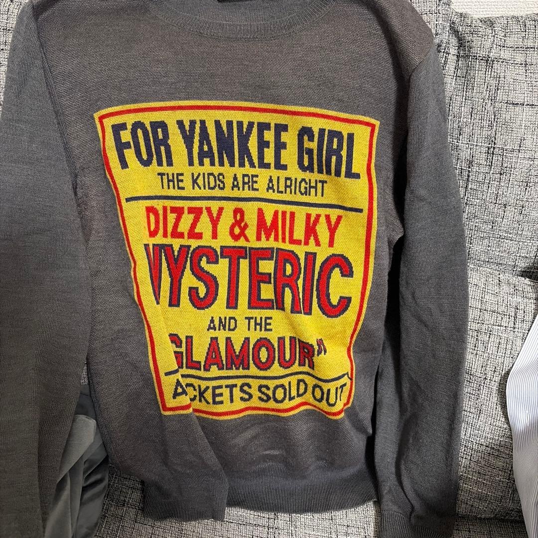 HYSTERIC GLAMOUR グレー M セーター