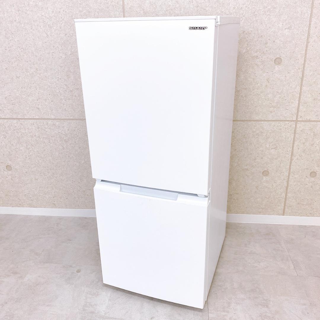 2024年製 SHARP 冷蔵庫 SJ-D15K-W 152L 左開き