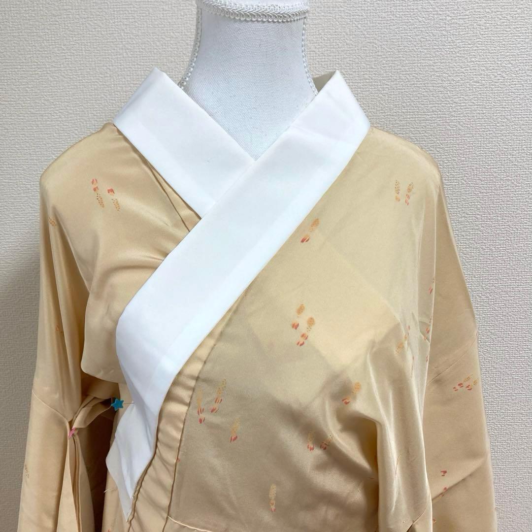 正絹長襦袢／つくし柄／丈127㎝