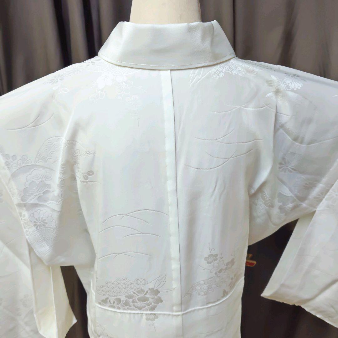 白・長襦袢・正絹 ❄️☆ 『 2555 』 ( 160 ㎝前後の方)